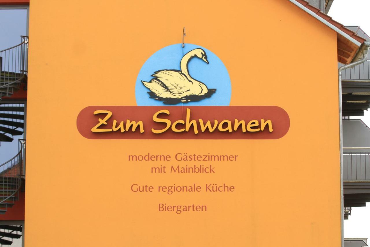 Gasthof Zum Schwanen Kleinostheim ภายนอก รูปภาพ